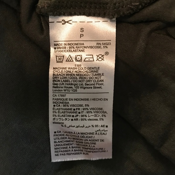 GAP LUXE Soft Tank Swing Dress SMALL Charcoal Grey - Picture 5 of 6